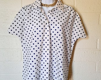 Polka Dot Vintage Blouse