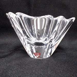 Orrefors Sweden Crystal Compote Candy Bowl Dish