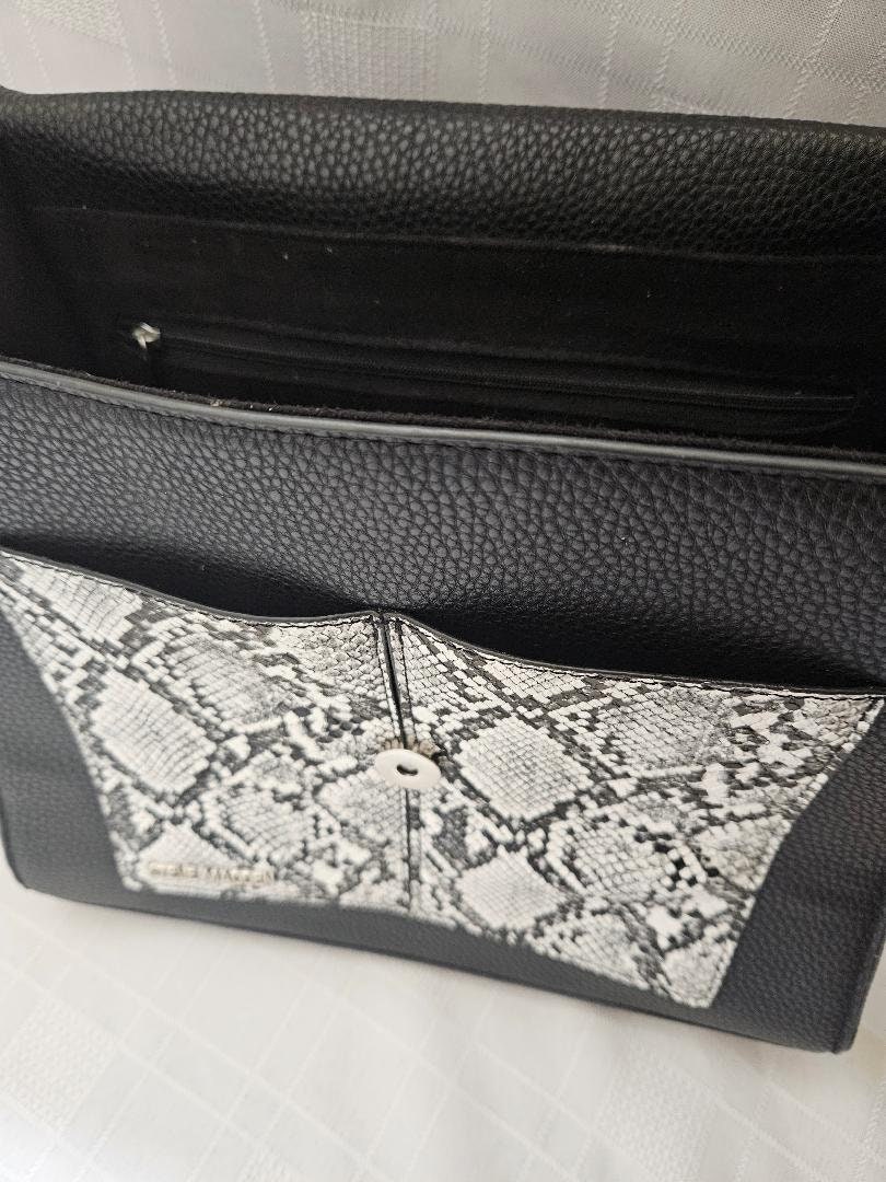 Steve Madden Ladies Black White Snake Womens Purse Etsy UK