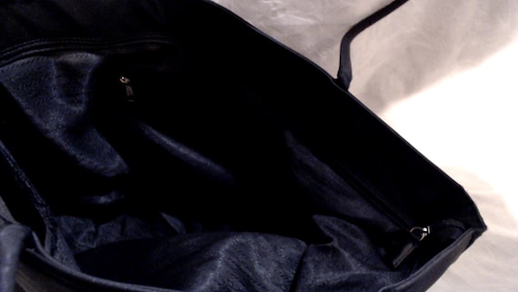 Womens Black Large Nylon Tote Ladies Bag Prada Sy… - image 8