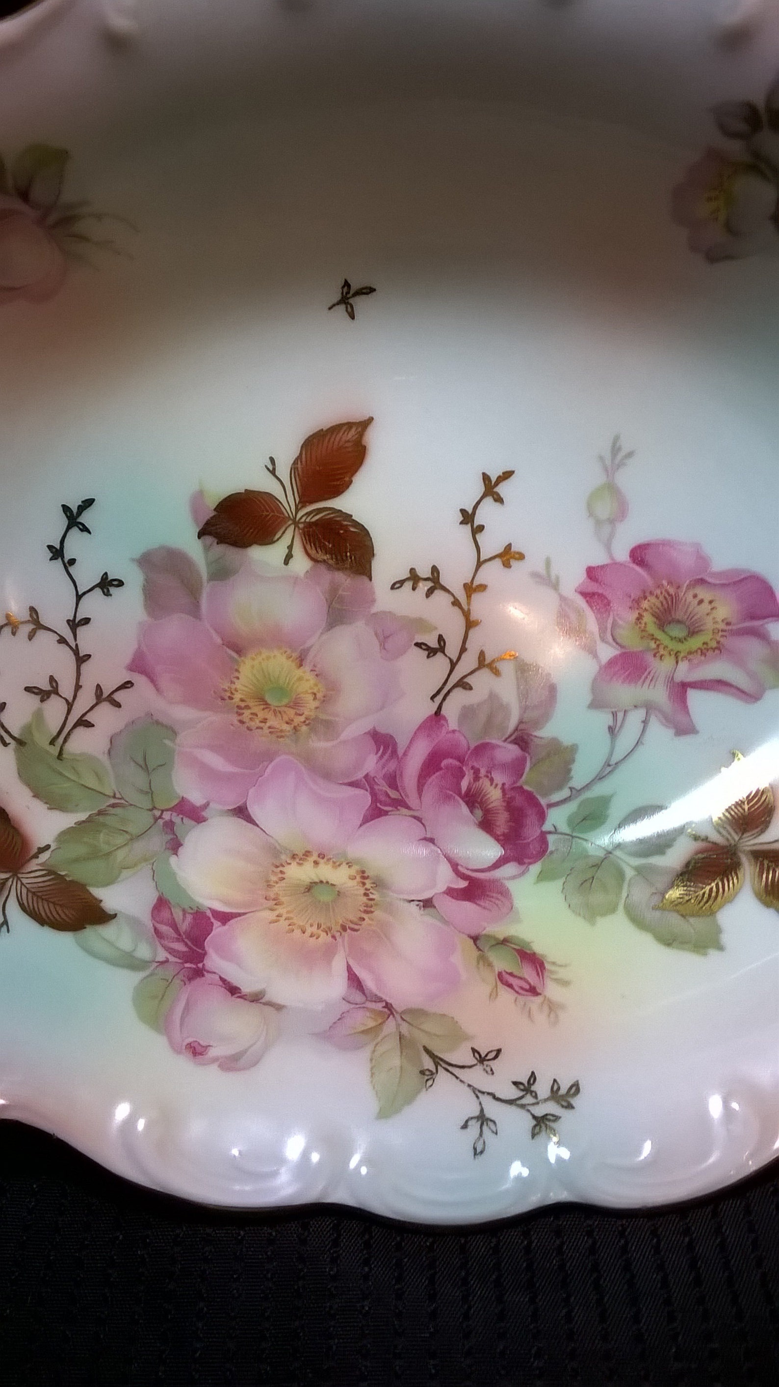 Vintage Schumann Arzberg Wild Rose Scalloped Oval Vegetable Bowl - Etsy