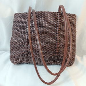 Vintage Nine West Brown Handbag Retro Purse. New With Tags. NEVER USED. Etsy UK