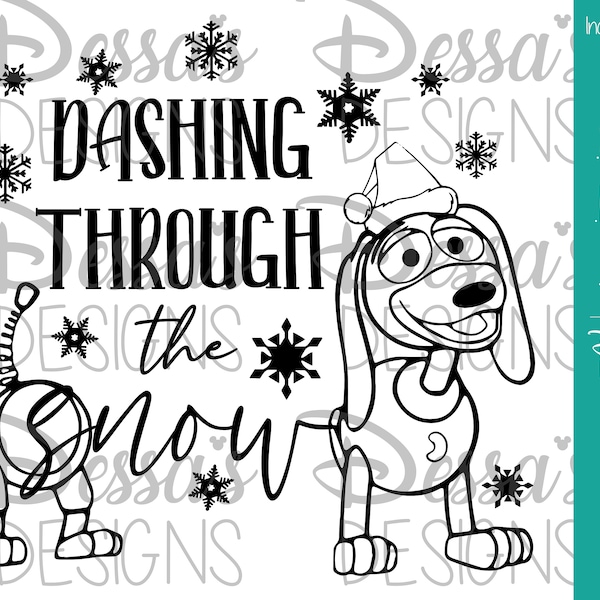 Dashing Through the Snow - Vector Design