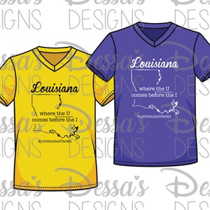 Louisiana - Where the U comes before the I