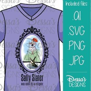 Sally Slater - HM Stretching Portrait Inspired Vector & Sublimation Design