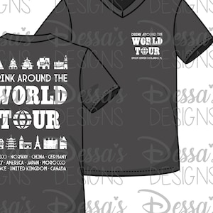 Drink Around the World Tour - Vector Design