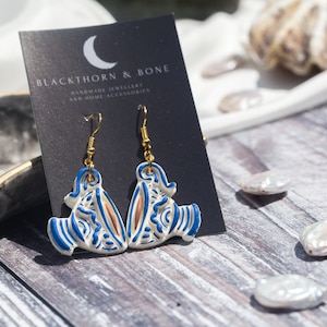 Teacup Statement Earrings // Large earrings, bold earrings, alice in wonderland, afternoon tea, cream tea
