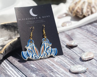 Teacup Statement Earrings // Large earrings, bold earrings, alice in wonderland, afternoon tea, cream tea