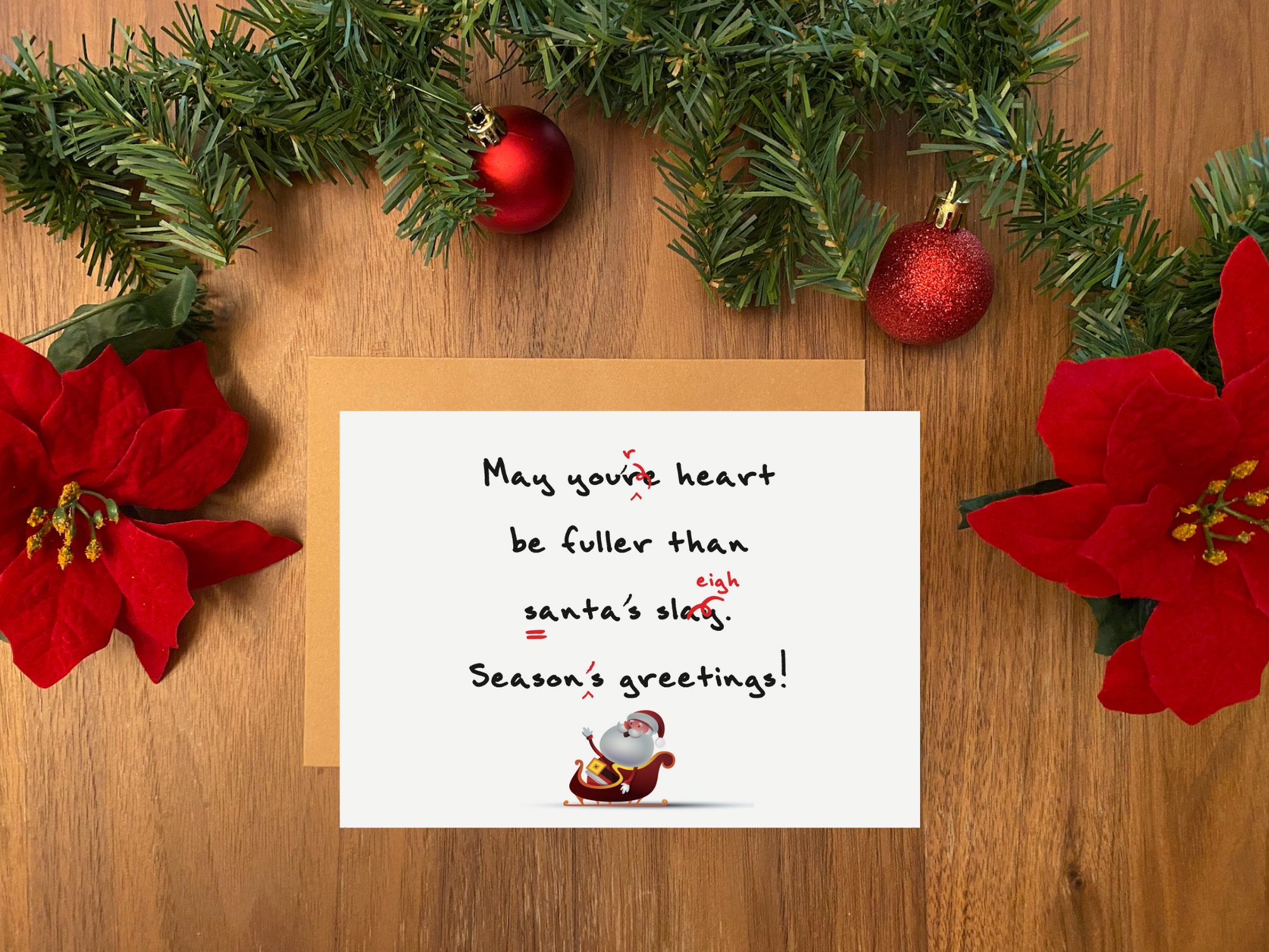 Christmas Card Grammar 