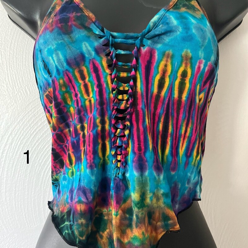 JUNIORS TIE DYE TANK TOP