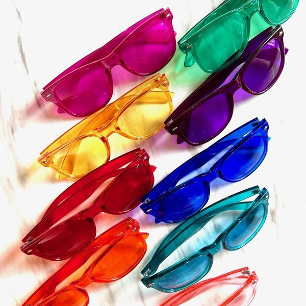 Rainbow Glasses - Etsy