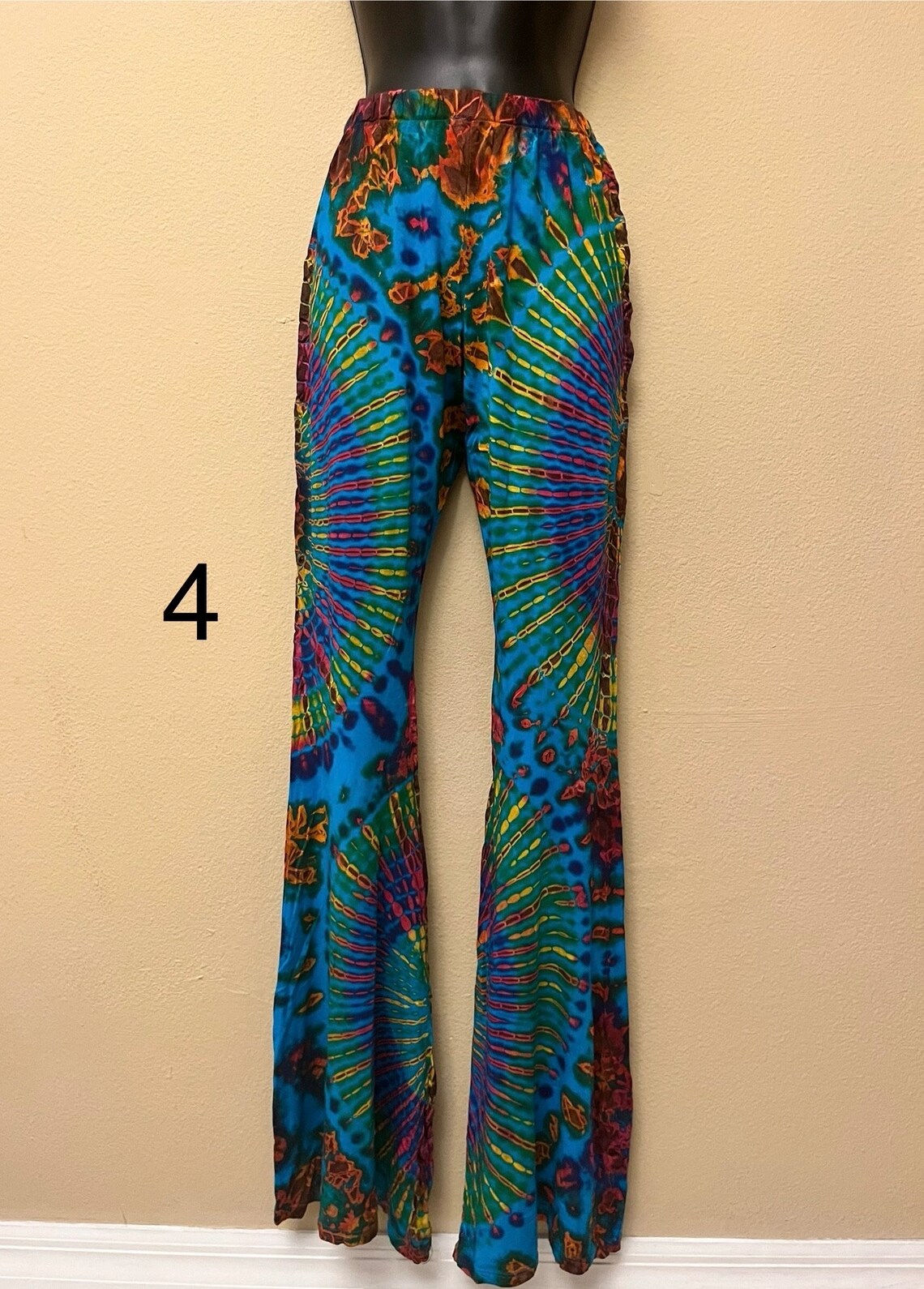 thumbnail image 2 of Vivicastle Women's USA Printed/Tie Dye Hippie Boho Wide Leg 2 of 11