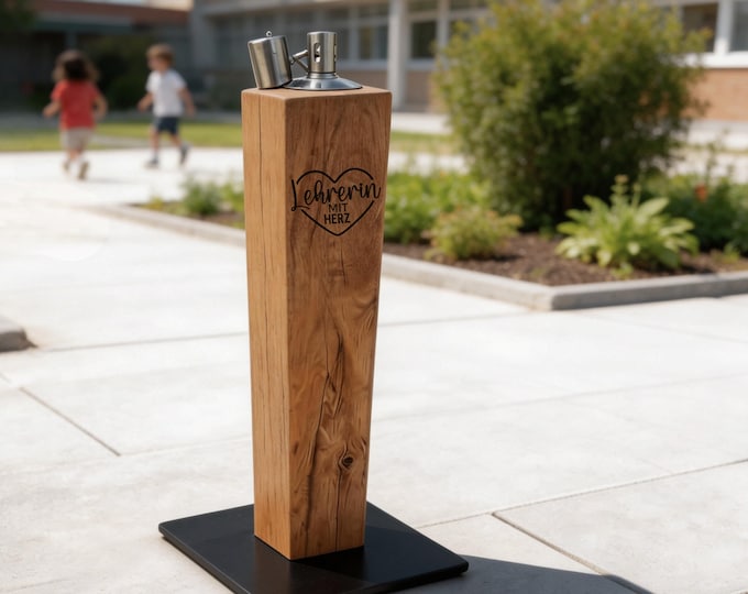 Personalized garden torch teacher gift – thank you teacher farewell gift school teacher educator gift idea – patio decoration