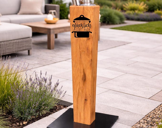Oakwood Torch – 18 Cooking Designs to Choose From – Gift for Chefs and Home Cooks – Garden Decoration for Home – Patio & Balcony