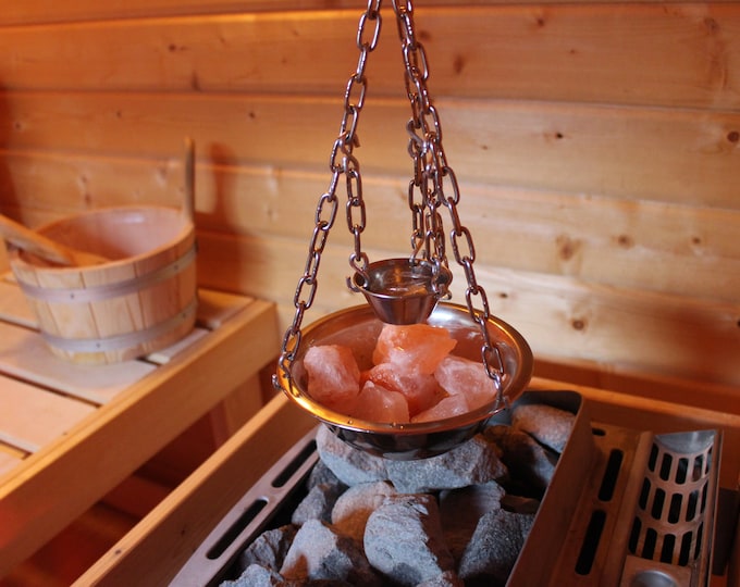 Sauna Deluxe evaporator bowl, herb pot, stainless steel for sauna infusion, 16 cm