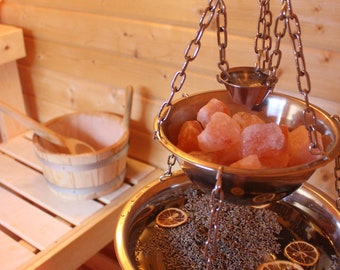 Sauna Ceremony Deluxe Evaporator Bowl Evaporator Pot Stainless Steel Infusion Midi