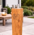 Fire torch for Dad – personalized Father's Day gift – 20–90 cm – birthday or Father's Day gift – 22 designs – decoration – men
