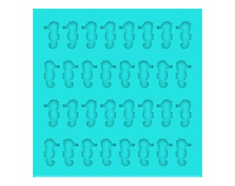 Seahorse Stud Earring Silicone Mold
