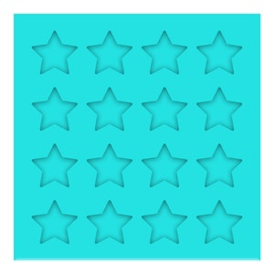 Star Stud Earring Silicone Mold, 4th of July Shaker Bits Mold, UV Resin Molds, Jewelry Mold, Earring Mold, Tiny Mold, Clear Silicone Mould