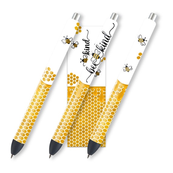 【税込?送料無料】 Bee Honey Glitter Design Wrap Pen Epoxy Bee Bumble Wrap, Pen トップス