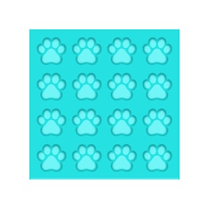 Paw Print Stud Earring Silicone Mold, Dog Print Shaker Bits Mold, Tiny Silicone Mould, Earring Mold, UV Resin Mold, Jewelry Mold, Clear Mold