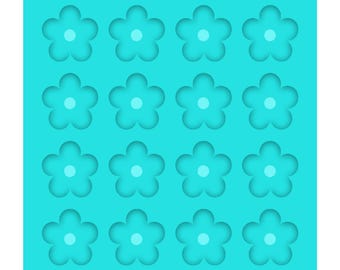 Flower Stud Earring Mold, Silicone Mold, Shaker Bits Mold, Tiny Silicone Mold, Jewelry Mold, UV Resin Mold, Clear Silicone Mold