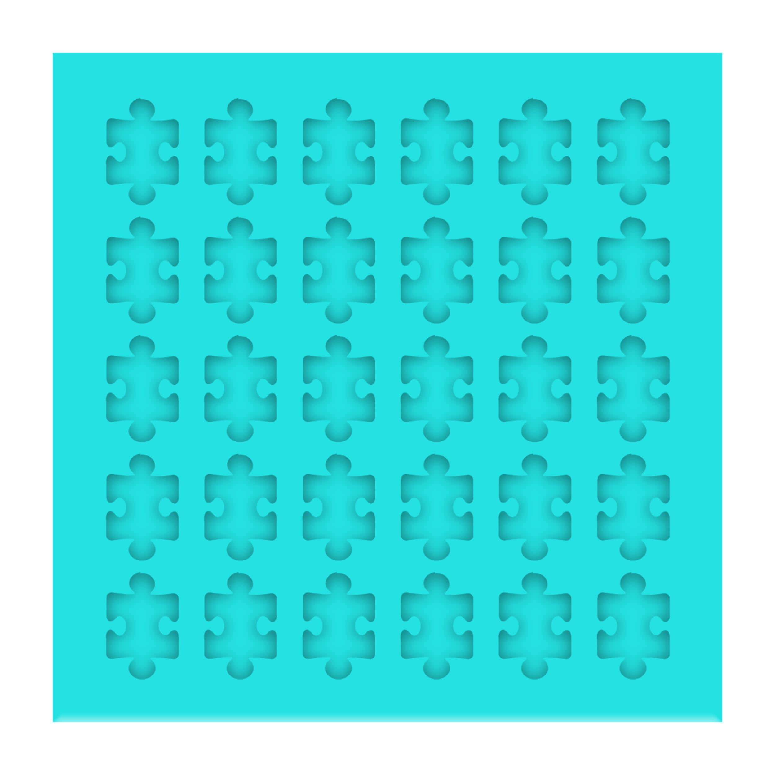 DIY Puzzle Shape Building Block Silicone Mold - Eco-friendly-437598