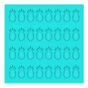 Pineapple Silicone Mold for Resin & Clay Jewelry Making, Molds for Shaker Bits, Stud Earrings, Flatbacks, Charms, Pendants, Dangle Earrings