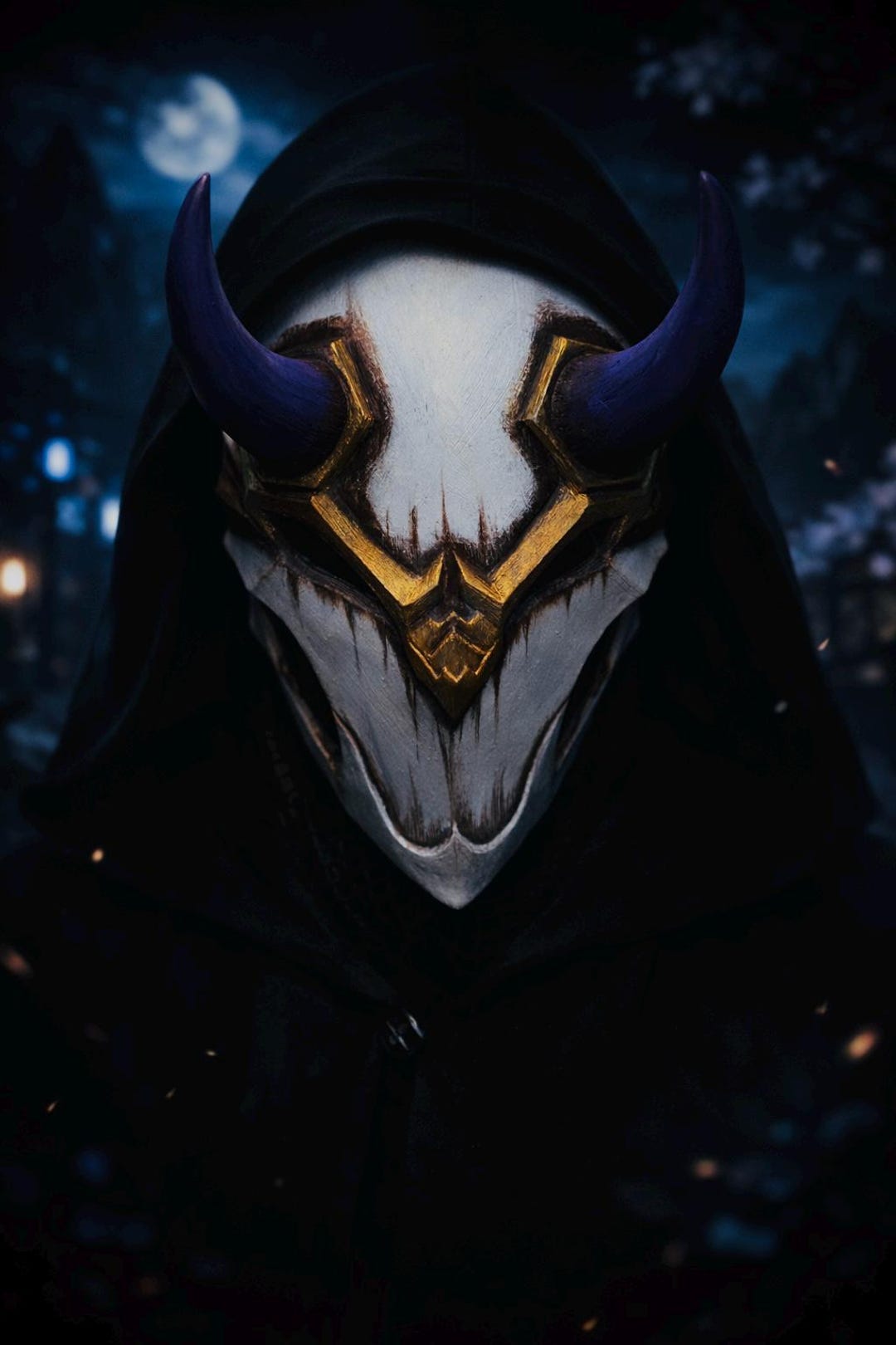 Blue Moon Jhin Helmet Mask – Realistic Handcrafted Cosplay Prop, League ...