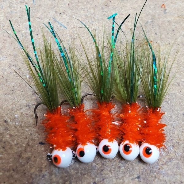 Crappie Hair Jigs Etsy