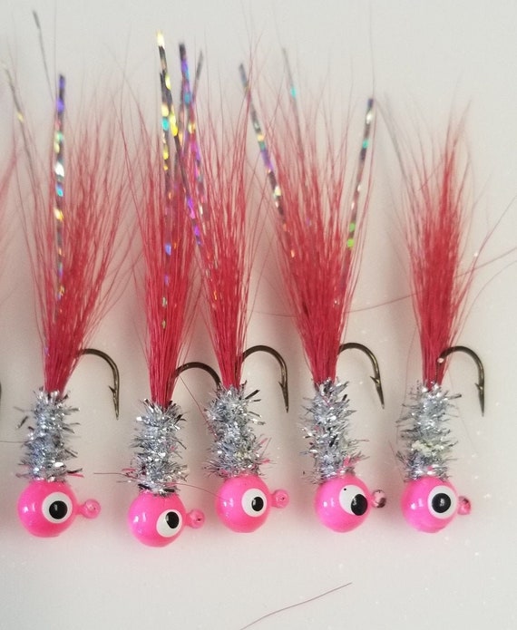 Special Scented Hand Tied Jigs for Crappie Walleye,or Panfish No