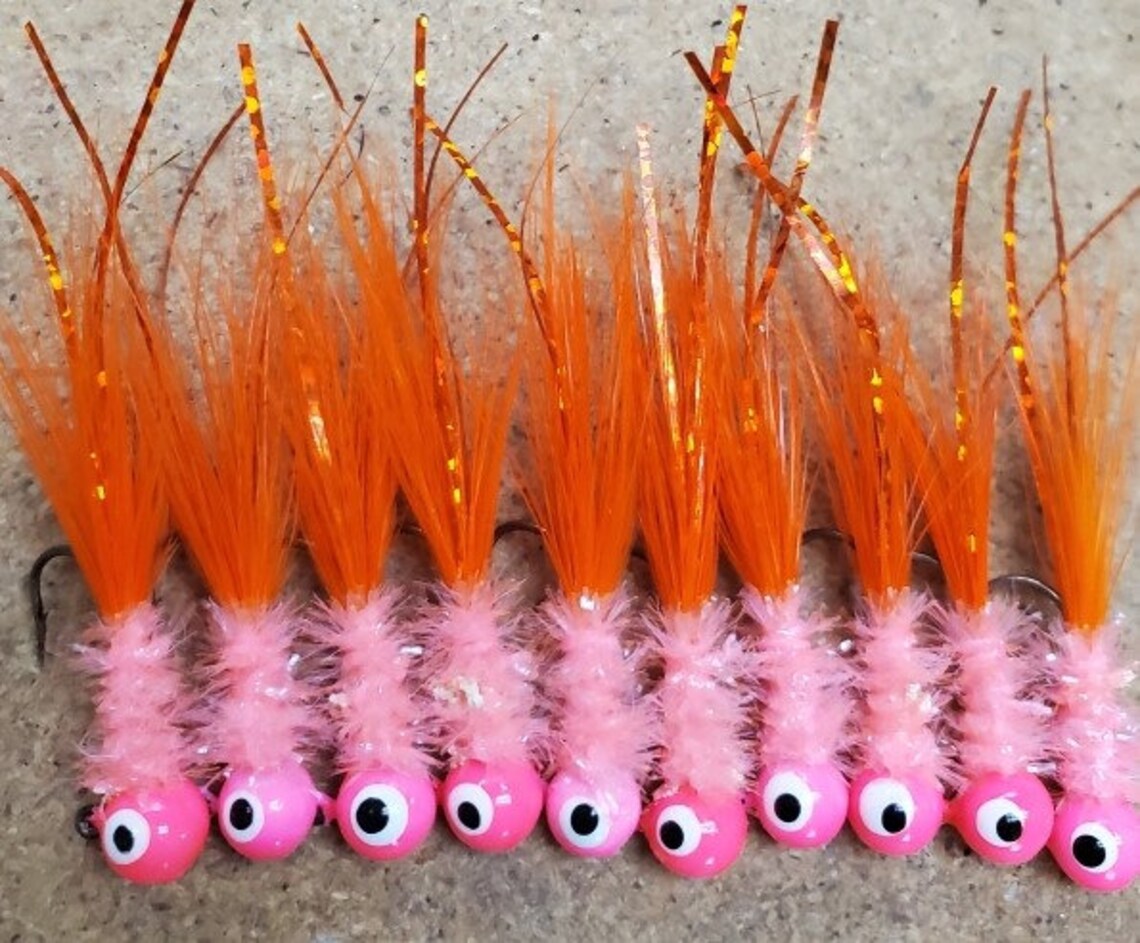 Special Scented Hand Tied Jigs for Crappie Walleye,or Panfish No