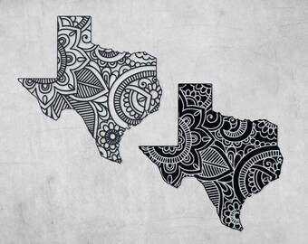 Download Texas Mandala Svg Etsy PSD Mockup Templates