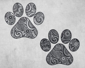 Download Paw Mandala Svg Etsy