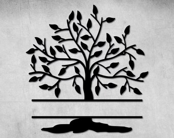 Download Tree Monogram Svg Etsy