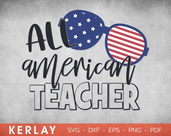 Download All American Teacher Etsy