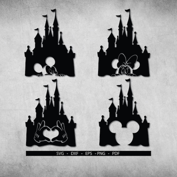 Download Disney Castle Svg Disney Svg Mickey Mouse Svg Minnie Mouse Etsy