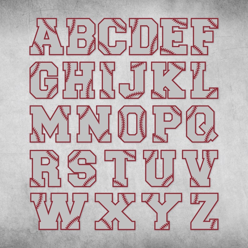 Download Softball Letters Baseball Numbers Baseball Alphabet Baseball Font Svg Monogram Svg Sport Alphabet Baseball Letter Svg Softball Font Art Collectibles Digital Prints Delage Com Br