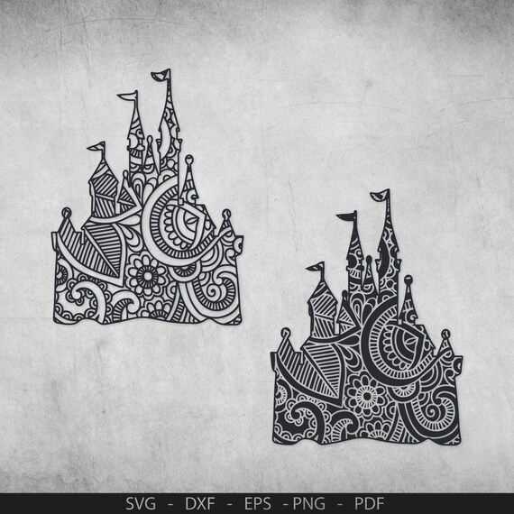 Free Free 52 Disney Castle Mandala Svg SVG PNG EPS DXF File