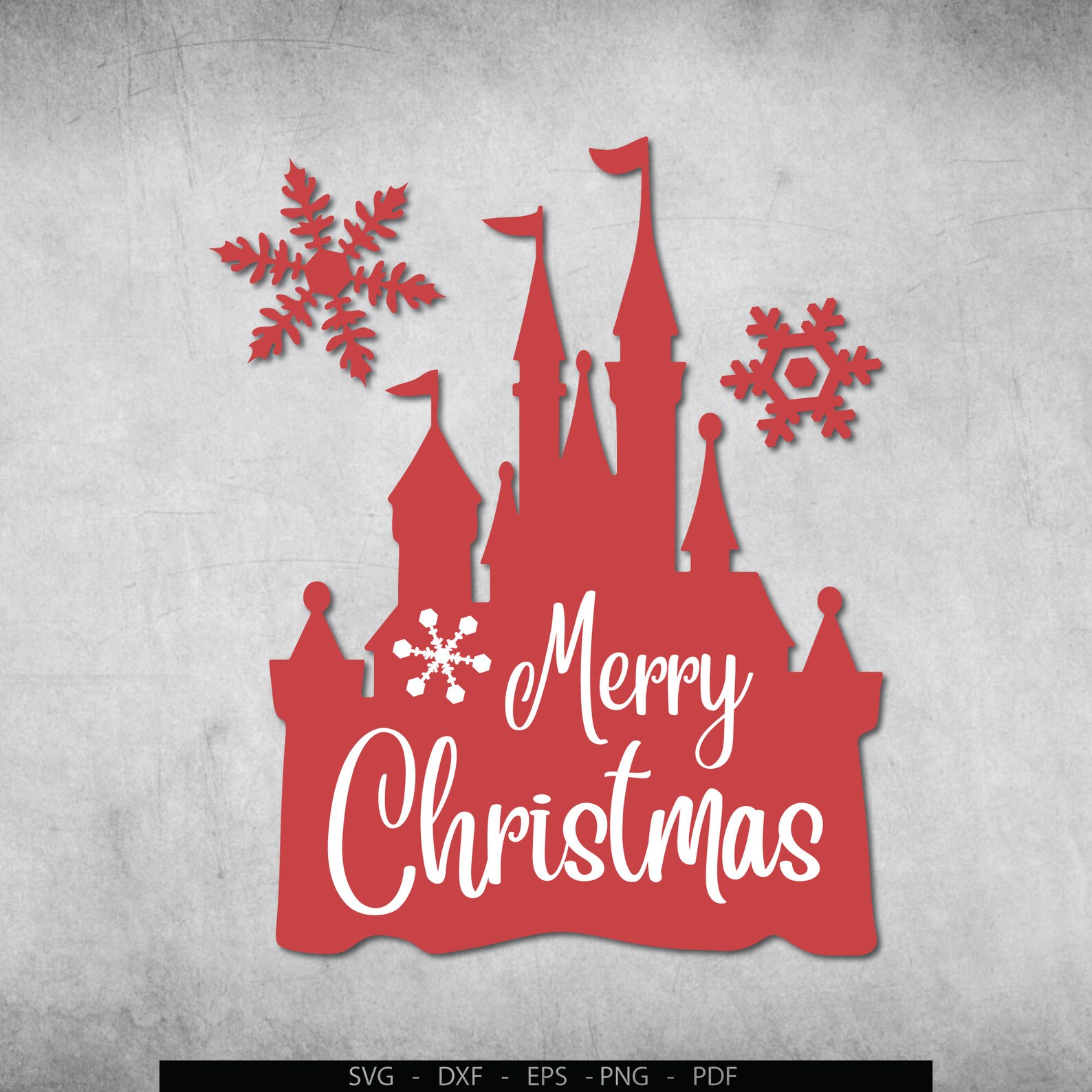 Merry Christmas Disney SVG Disney Christmas SVG Disney - Etsy
