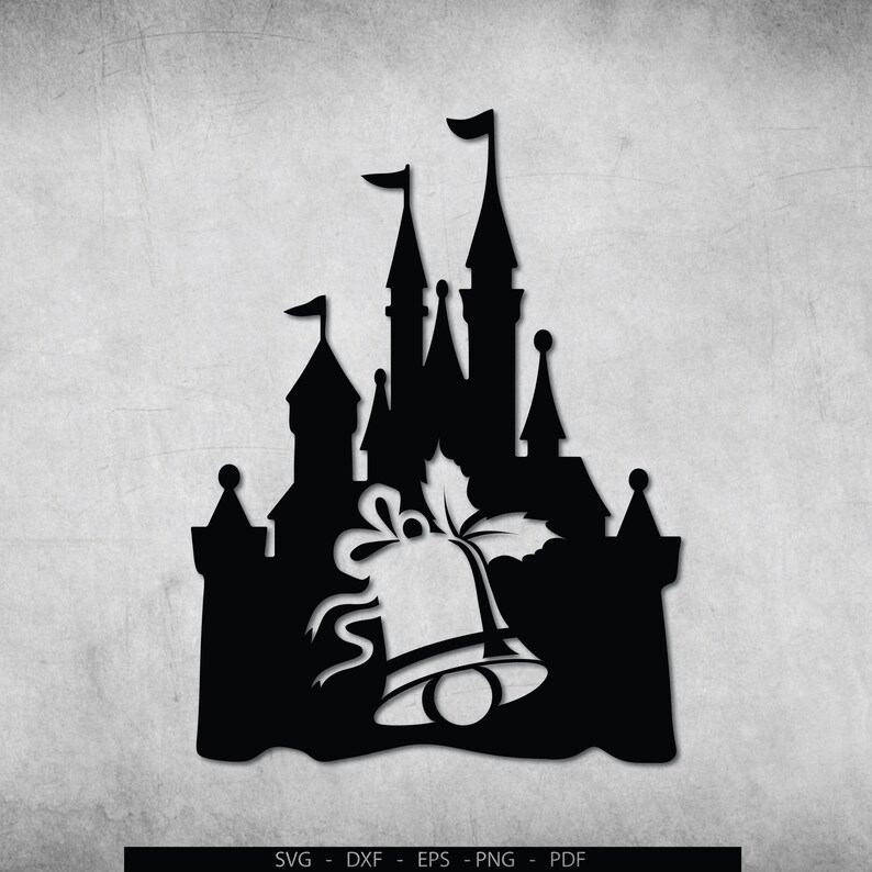 Download Disney christmas SVG Disney castle SVG Christmas svg | Etsy