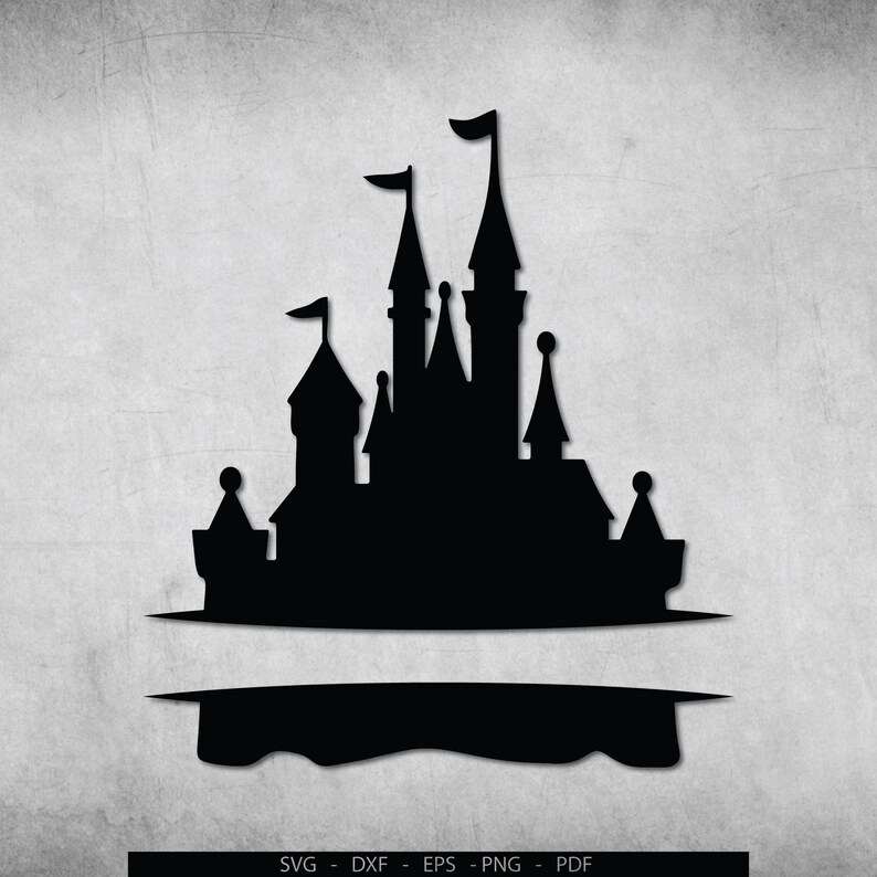 Free Free 301 Monogram Disney Castle Svg SVG PNG EPS DXF File