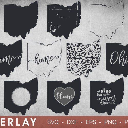 Ohio State SVG Bundle SVG Cut Files Commercial Use - Etsy