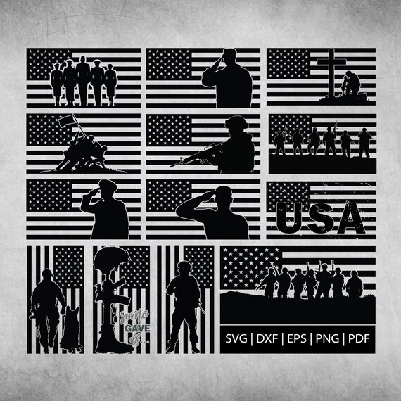 Download Usa Soldier Svg Bundle Soldier Svg Bundle American Flag Svg Etsy
