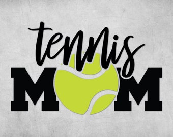 Tennis Mom SVG, Tennis Svg, Ball Mama Svg, Tennis Mama Shirt Design, Mama von Tennisspieler, Tennis geschnitten Datei, Tennisball Svg