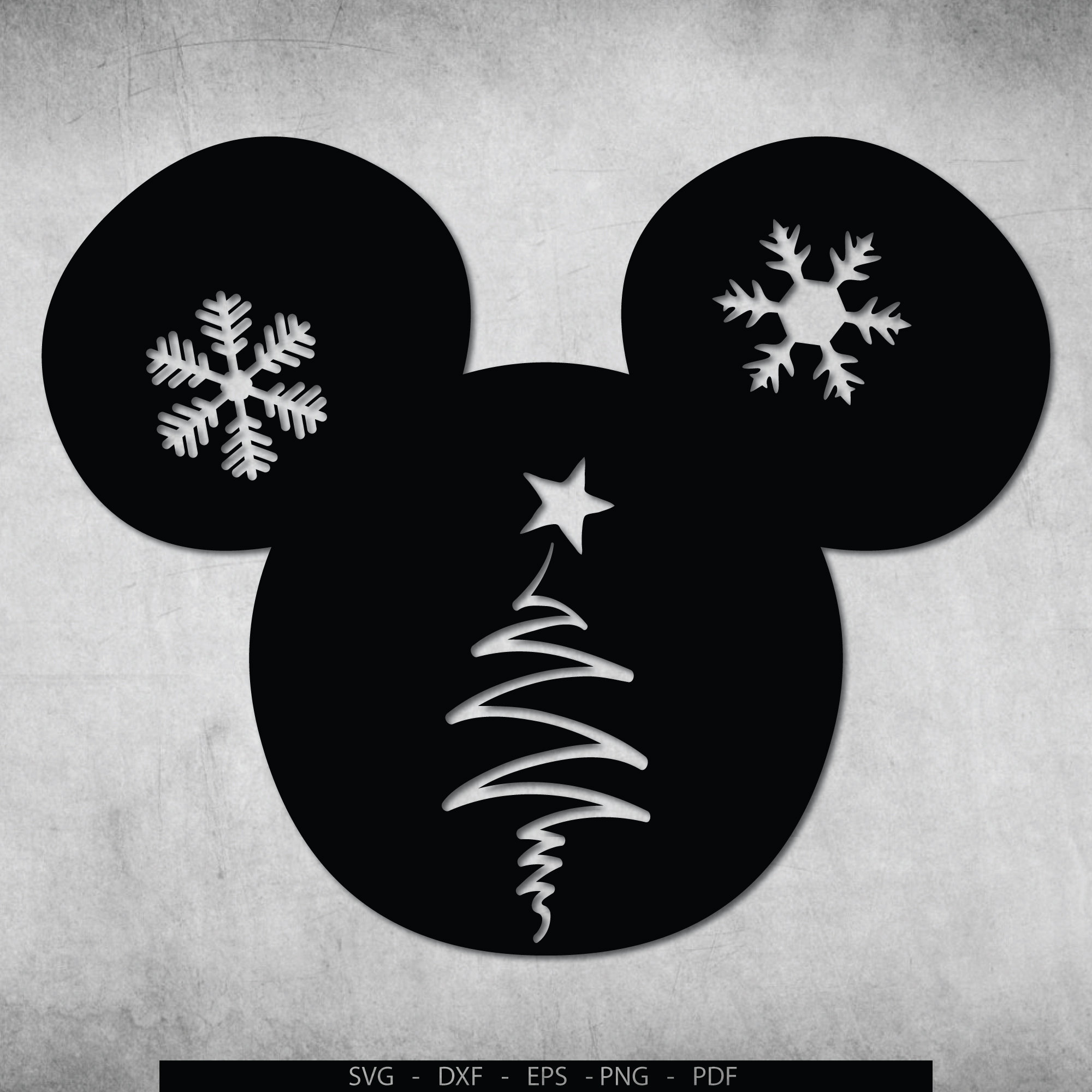 Merry Christmas Disney SVG Disney Christmas SVG Disney | Etsy