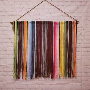 Mexican wall decor,Costa del sol Serape yarn wall hanging home decor 32X40