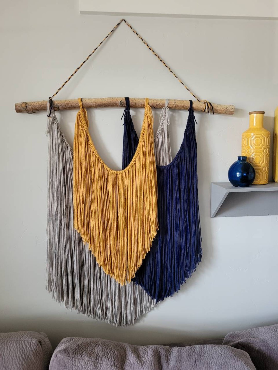 Macrame Boho Wall Art Home Decor Farmhouse Decor - Etsy