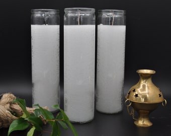 White Candle Etsy