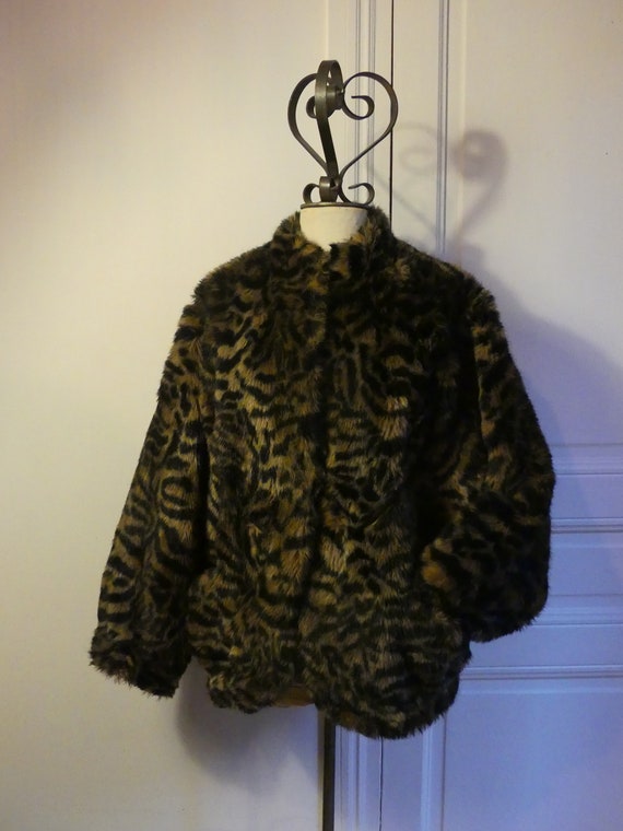 Faux fur coat